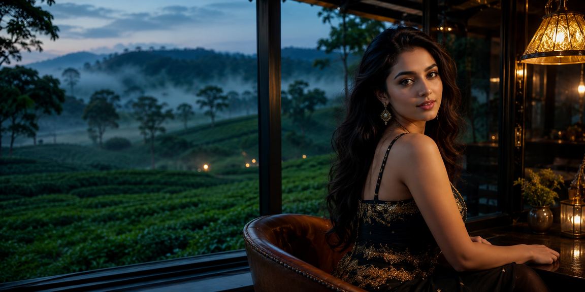 বগুড়ার চা বাগানের পটভূমিতে মোবাইলে ক্যাসিনো অ্যাপ ব্যবহার করছেন একজন ব্যবহারকারী